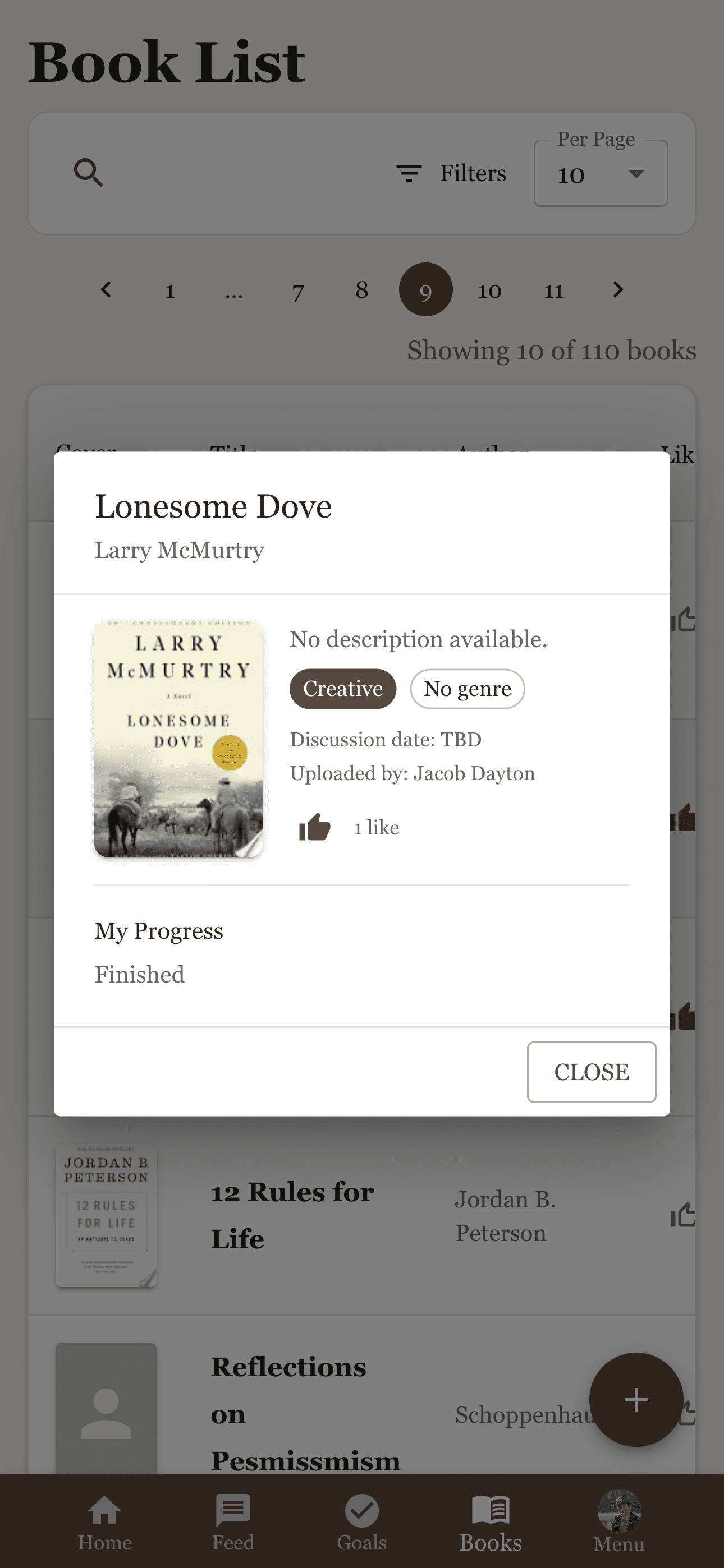 View and vote on books